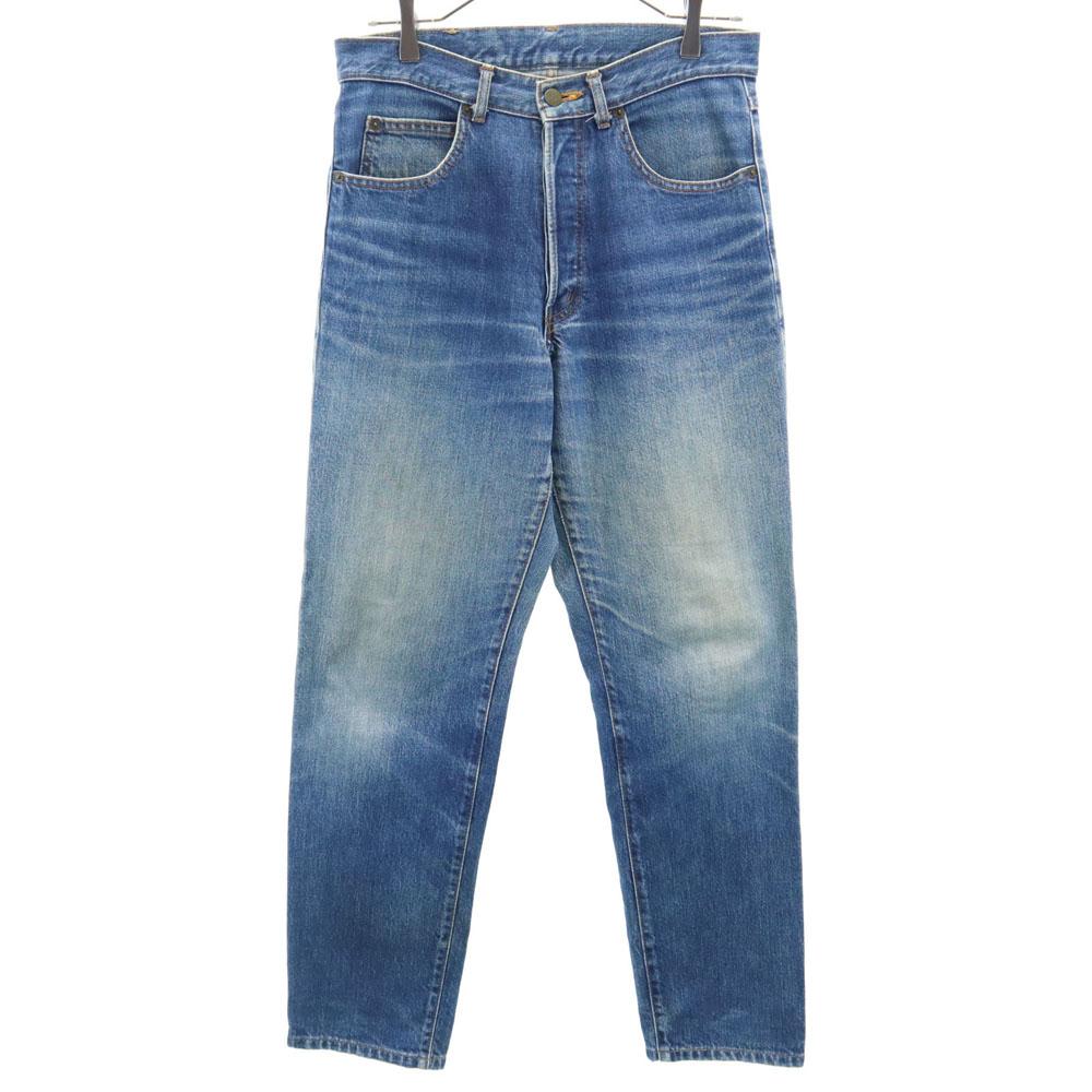 Kenzo 90s Made In Japan Old Denim Pants 76 Blue JEANS Button Fly Men's Used
