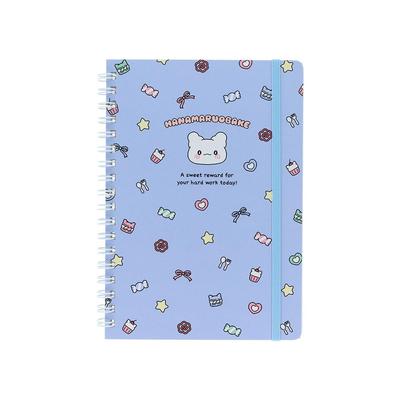 Stationery Hanamaru Obake Sanrio Characters Spiral S2643480 Sun-Star Notebook, B6, Blue,