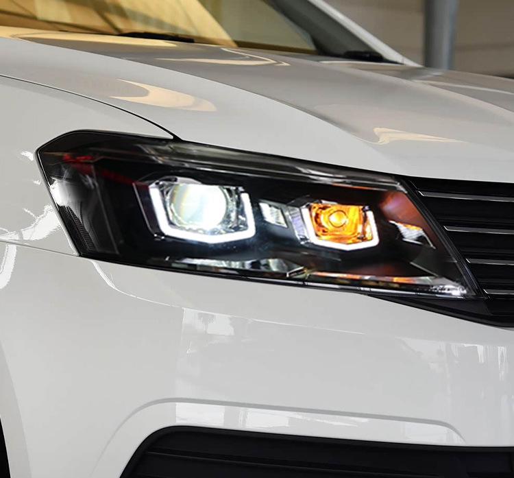 2012-2014 Volkswagen Lavida Xenon Projector Headlight Assembly with LED DRL and Turn Signals