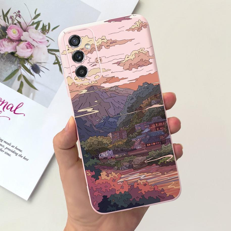 For Samsung M52 5G Case Lovely Duck Cat Head Dinosaur Fundas Soft TPU Phone Cases For Samsung Galaxy M52 5G SM-M526B Hoesje 6.7"