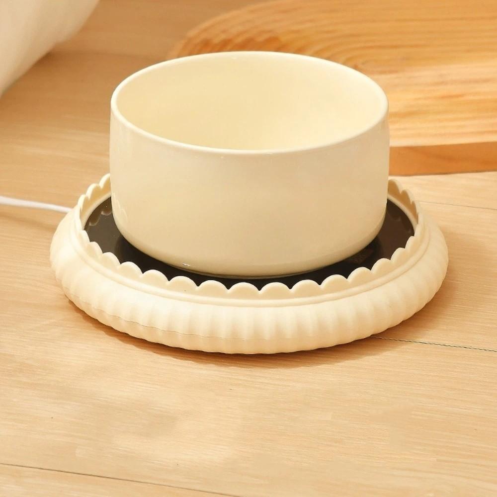 Cartoon Heated Pet Water Dispenser Constant Temperatur Intelligent Heated Dog Water Bowl Ceramics Quiet Cat Heating Bowl Winter