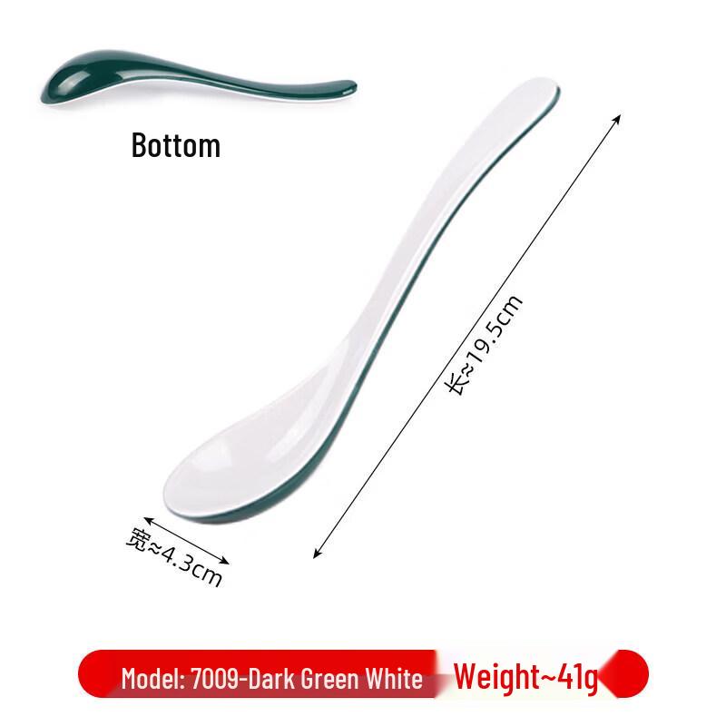Commercial Melamine Long Handle Soup Spoon
