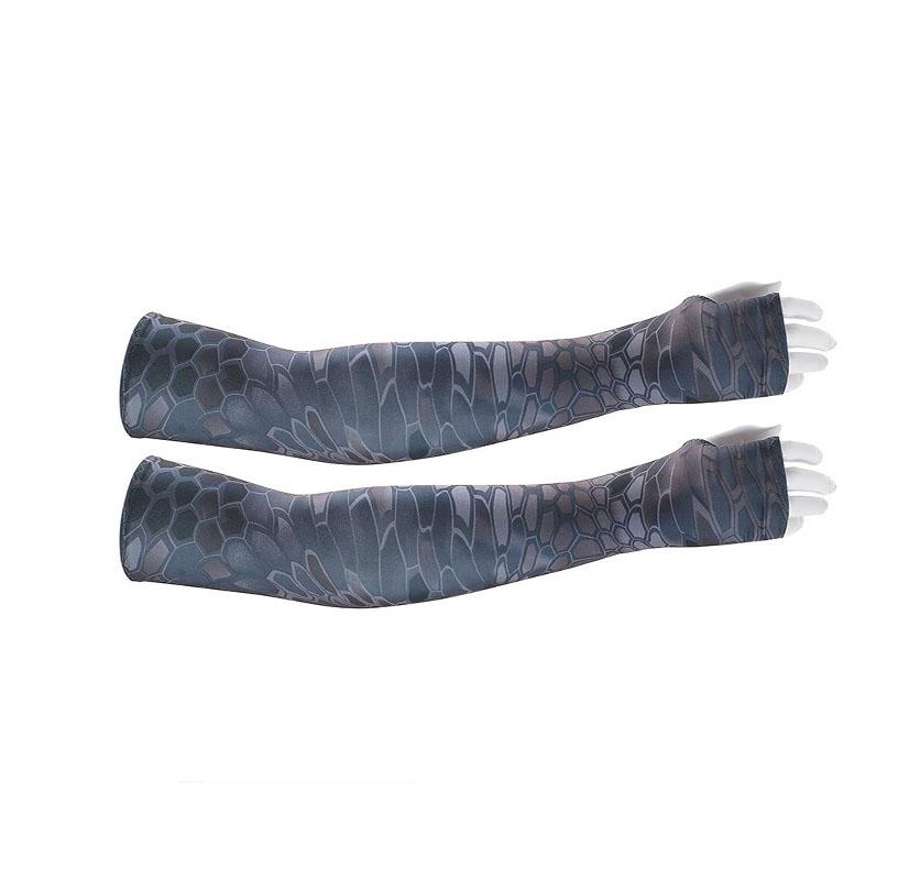 Wholesale Adult's Cooling Arm Sleeves Long Fingerless Gloves Anti-Slip Sun Protection Arm Sleeves