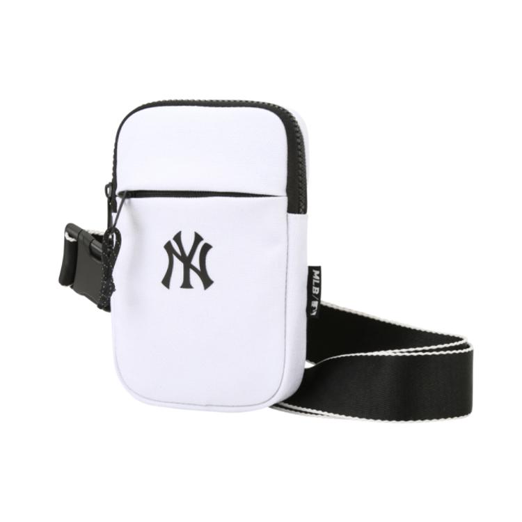 New MLB Polyester Shoulder Bag, Crossbody Bag Mini Unisex White 32BGDZ111-50W