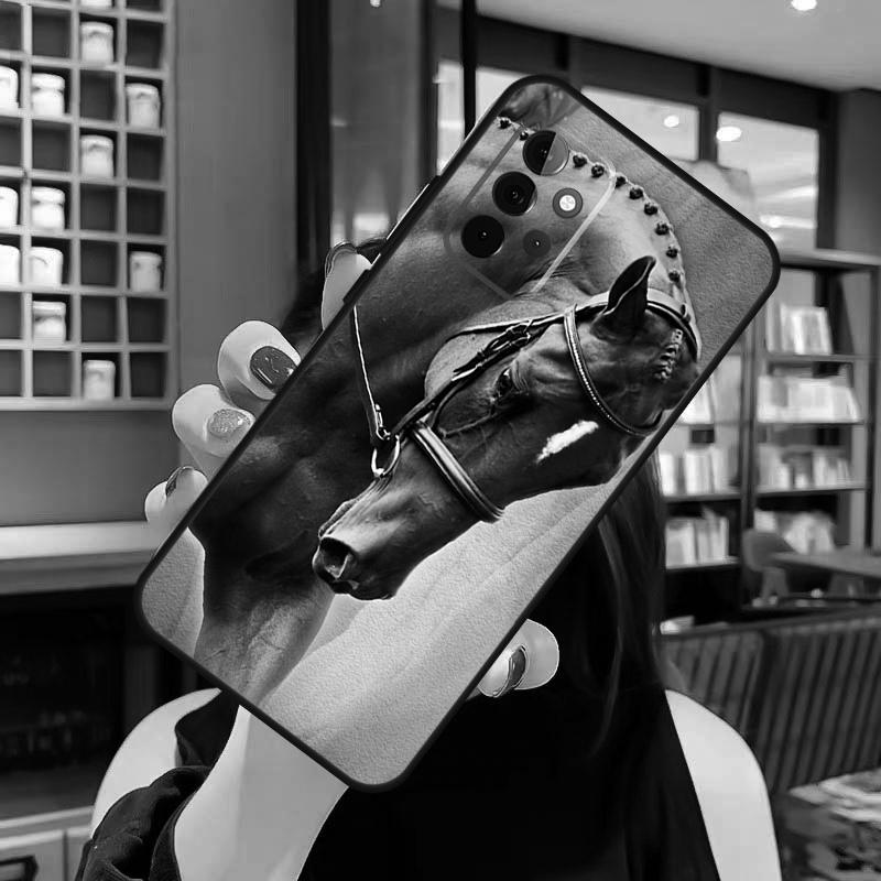 Horse Case For Samsung Galaxy A14 A34 A54 A13 A33 A53 A73 A52S A51 A71 A12 A22 A32 A42 A52 Cover