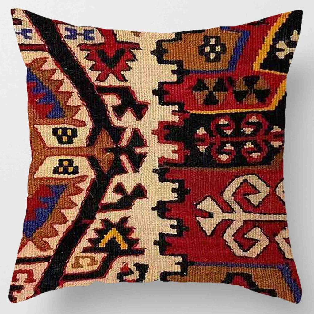 Bohemian Pillowcase Home Decor Polyester Comfortable Seat Cushion Geometric Cushion Family 45* 45cm Pillowcase