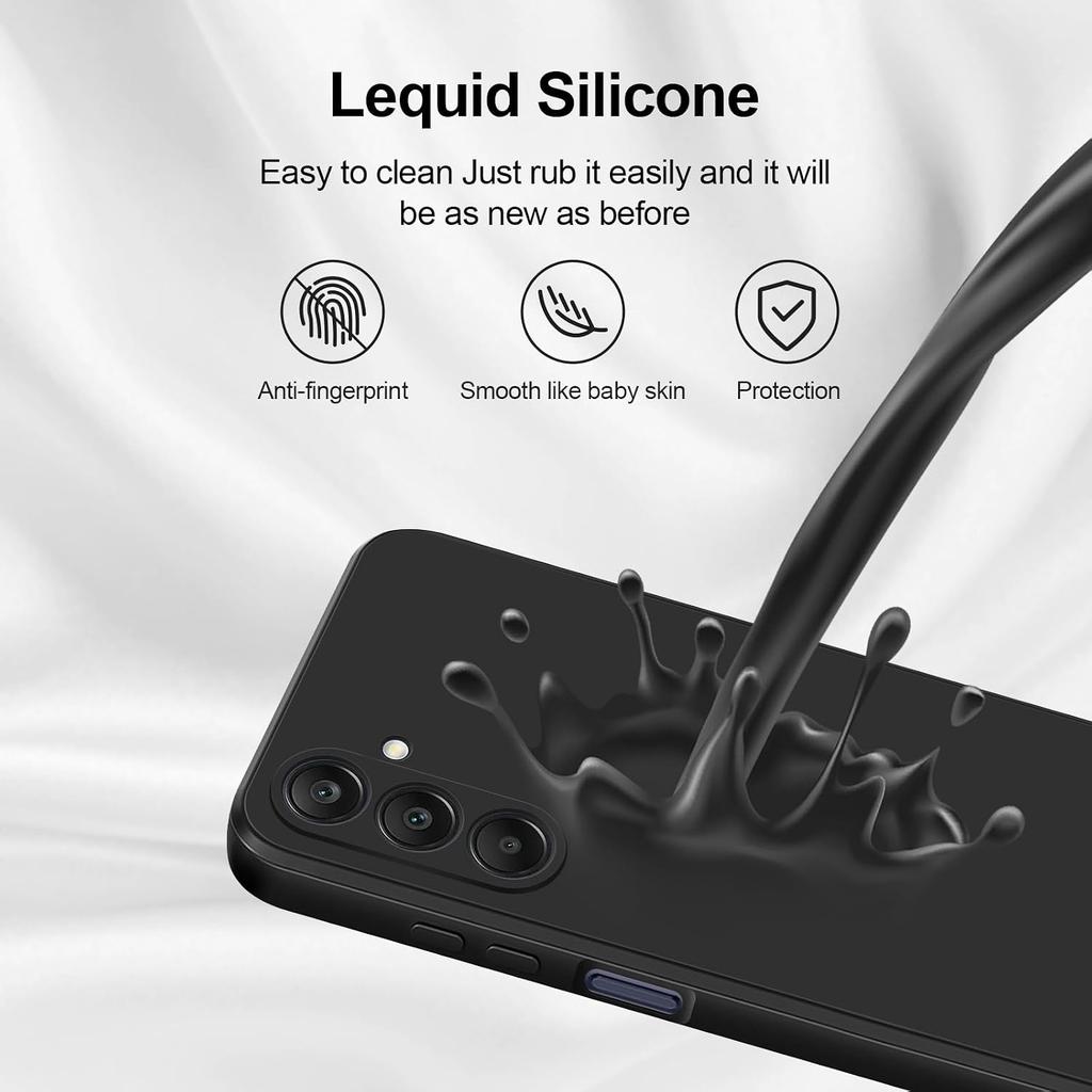Noble Fashion Solid Colour Shockproof Protective Liquid Silicone Phone Case For Samsung Galaxy A26