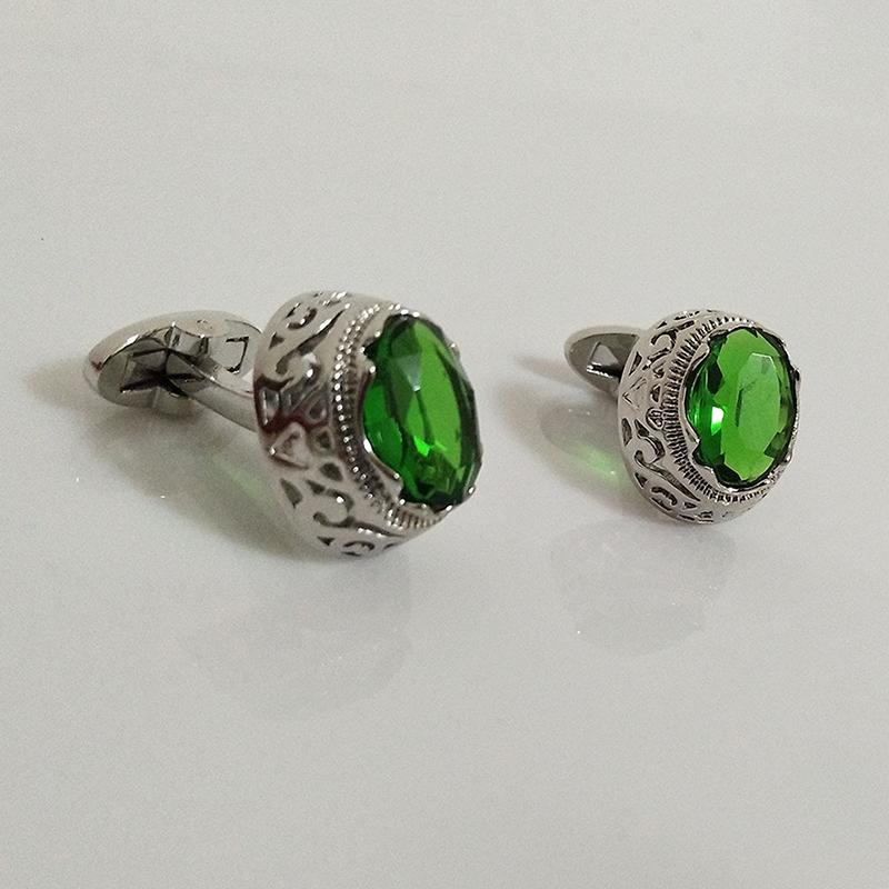 Boutons de manchette Chemise Française Pour Hommes Femmes Marque Vert Manchette Luxe Mariage Bouton Haute Qualité Invités