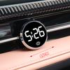 46mm Car Mini Luminous Car Clock Automobiles Internal Stick-On Watch Mechanics Quartz Clocks Auto Ornament Digital Clock