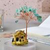 Creative Natural Crystal Tree Copper Wire Crystal Decorative Trees Fortune Tree Figurine  Desktop