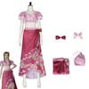 Halloweenová hra Final Fantasy Aerith Gainsborough Cosplay Kostým Šaty Oblečení pro Ženy