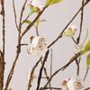 Chinese Style Artificial Plum Blossom Branch Elegant Plastic Simulation Silk Plums Blossom Handmade Realistic Fake Flower