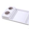 Vanity Tray Bathroom Organizer Counter Versatile Modern Utility Storage for Living Room