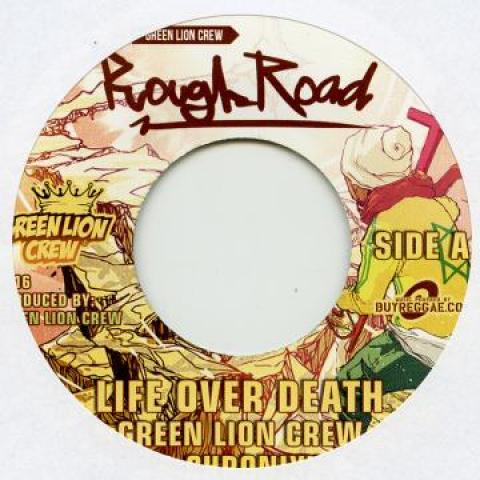 7inch Record GREEN LION CREW, CHRONIXX / GREEN L - Life Over Death / Rasta Road (Rough GLC002 Green Lion Crew 2016 Europe Reggae, Ska & Dub