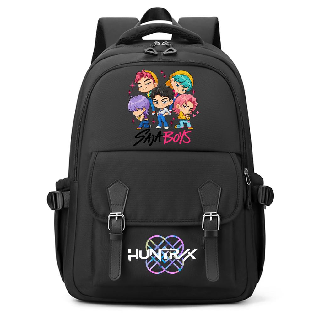 Anime Cute Cartoon Kpop Demon Hunters Printed Large Capacity Backpack for Teenger Student Girl Boy Schoolbag Bookbag Women Waterproof Travel Bag