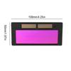 Auto Darkening Welding Flip-helmet Lens Filter Shade Fixed Solar Powered Welding Helmet Welde Mask Glass Accessories