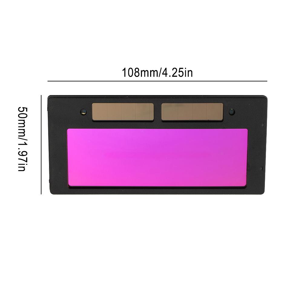 Auto Darkening Welding Flip-helmet Lens Filter Shade Fixed Solar Powered Welding Helmet Welde Mask Glass Accessories