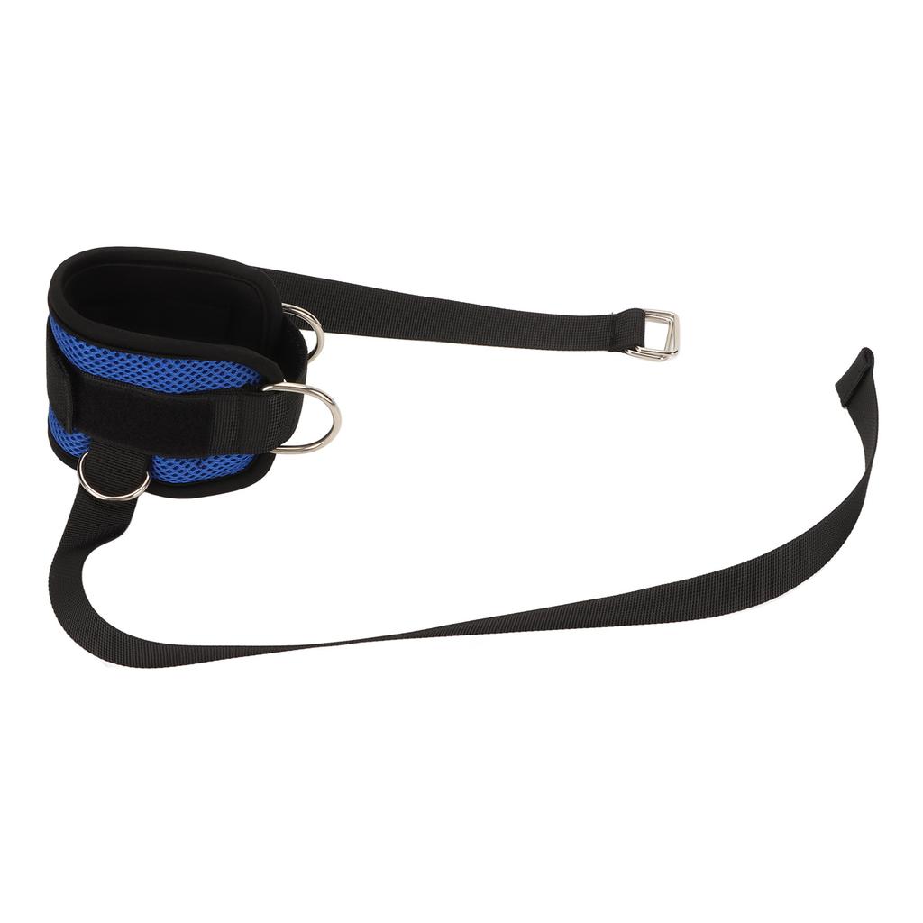 Ankle Strap Adjustable Hook and Loop Ankle Strength Exercises Belt for Leg Hip Workout Blue