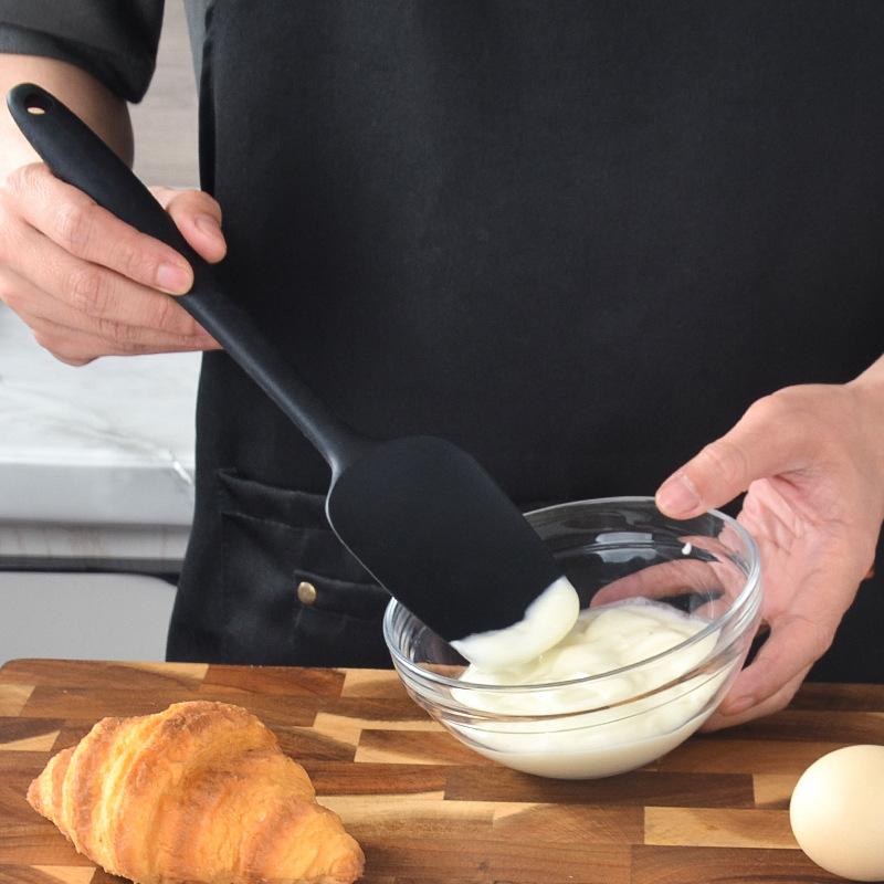 Silicone oil brush scraper six-piece set, cream scraper spatula integrated baking tool, silicone kitchen utensils