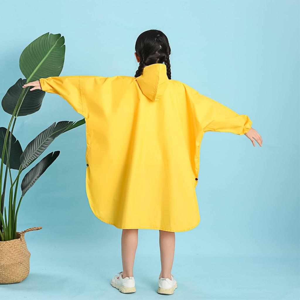 for boys and kids rain waterproof with pockets and storage rain rainy season L size [JYZ] Raincoat, backpack, girls, rainwear, poncho, gear,
