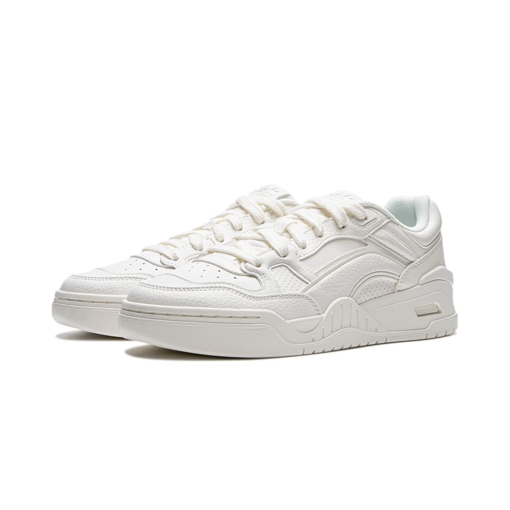 New LiNing Moon White 2.0 Slip Resistant And Breathable Low Top Skateboard Shoes Women's Mist White AGCU276-11