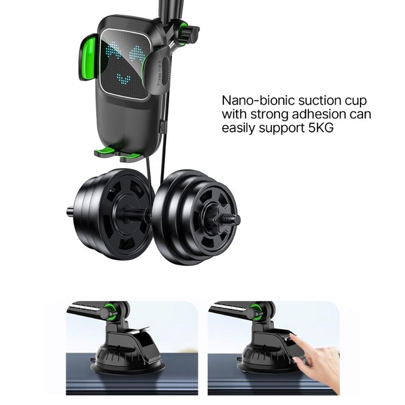 For Car Phone Rack Mount Universal Holder Air Vent Holder Dashboard Windshield Mount Suction Cup Support Handsfree Stand