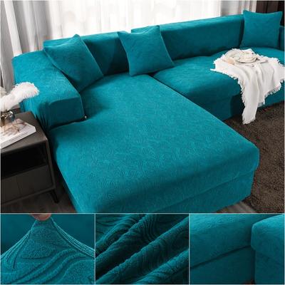 Sofa Cover For Living Room Elastic Jacquard Sofa Chaise Covers Lounge Sectional Couch Corner Slipcover L Shap