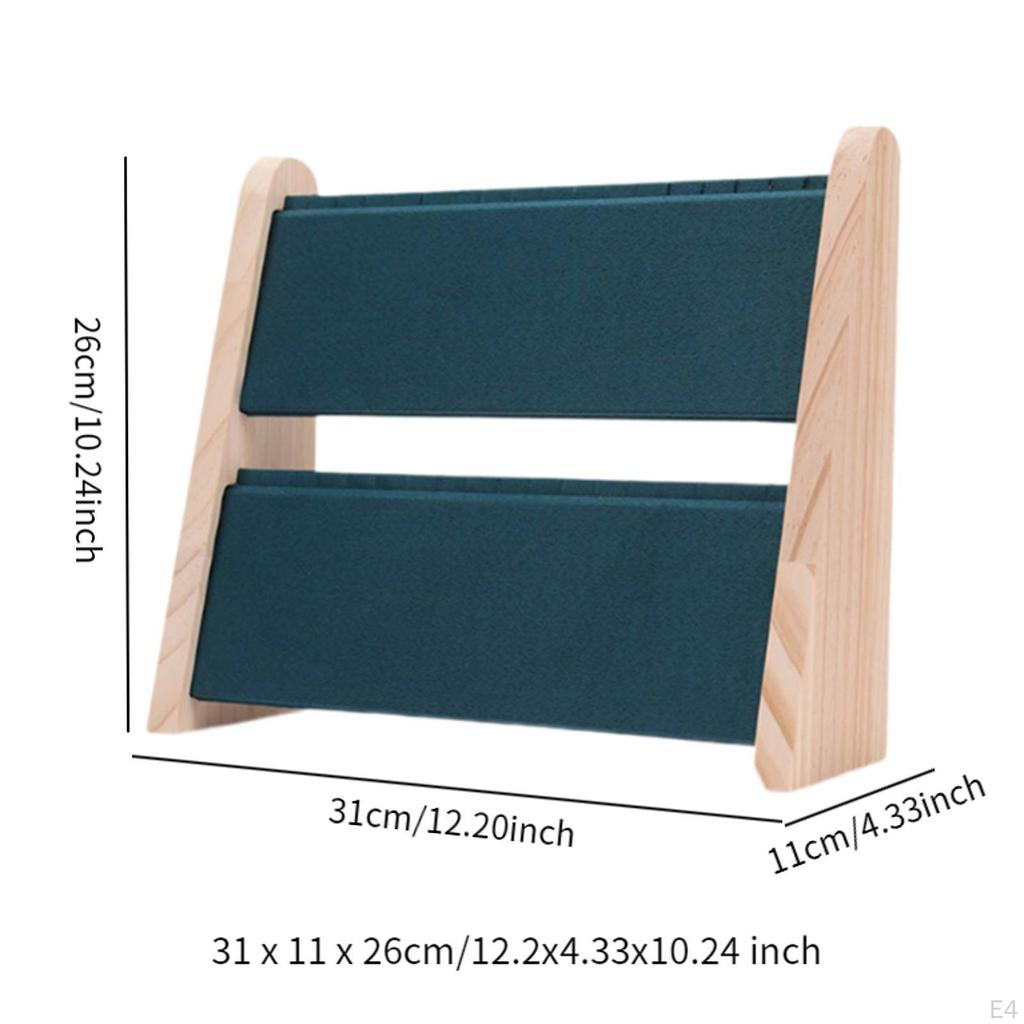 Stojak Ekspozycyjny na Naszyjniki Stojak do Przechowywania Łańcuszków Bransoletek Organizer na Biżuterię na Blat