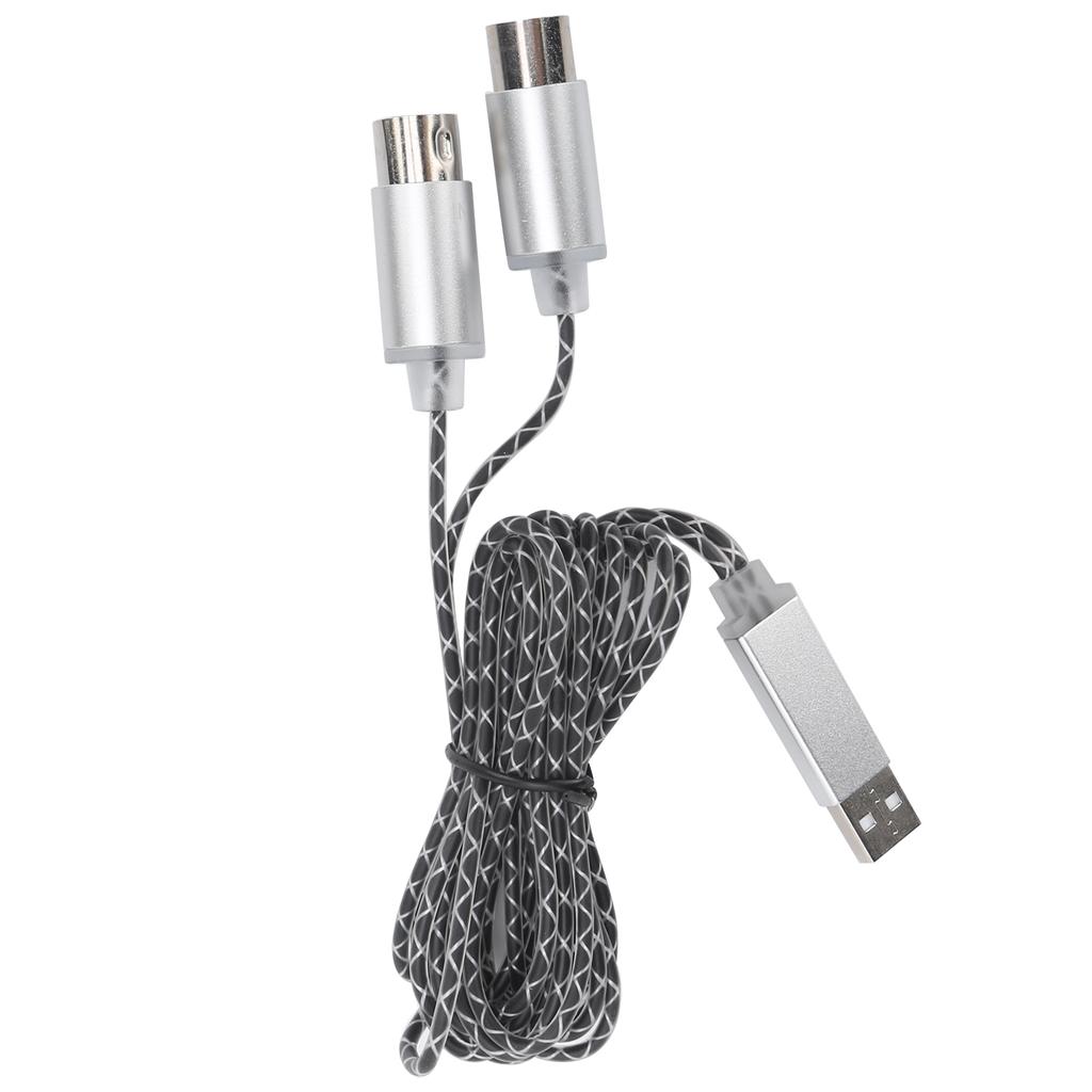 MIDI Cable Transfer USB TPE Sheath Electronic Piano to Computer Editing Connection Line