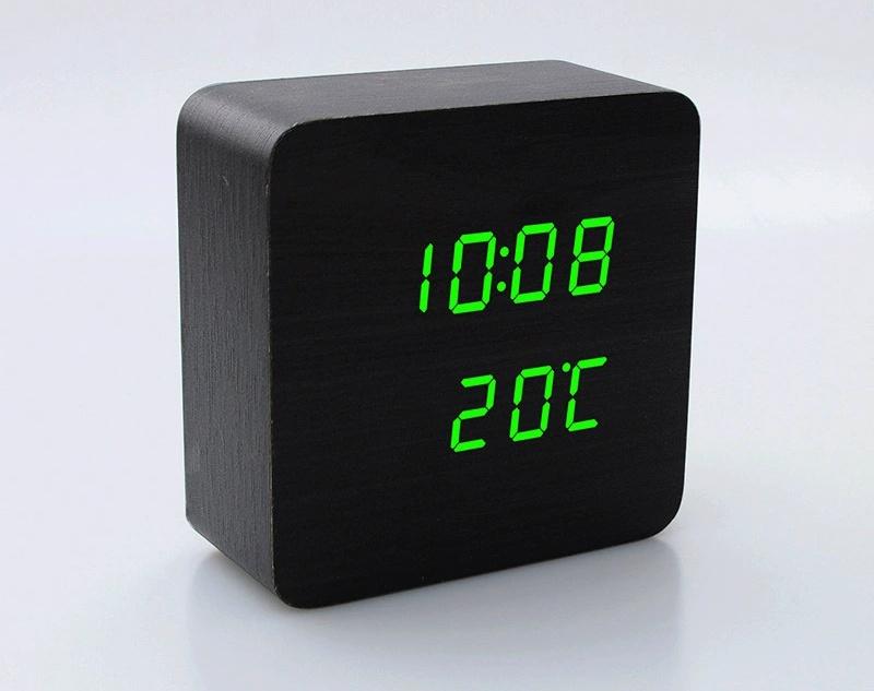 Factory Direct Modern Multifunctional Electronic Led Clock Voice-activated Digital & Analog Display For Home Use-students Old Me