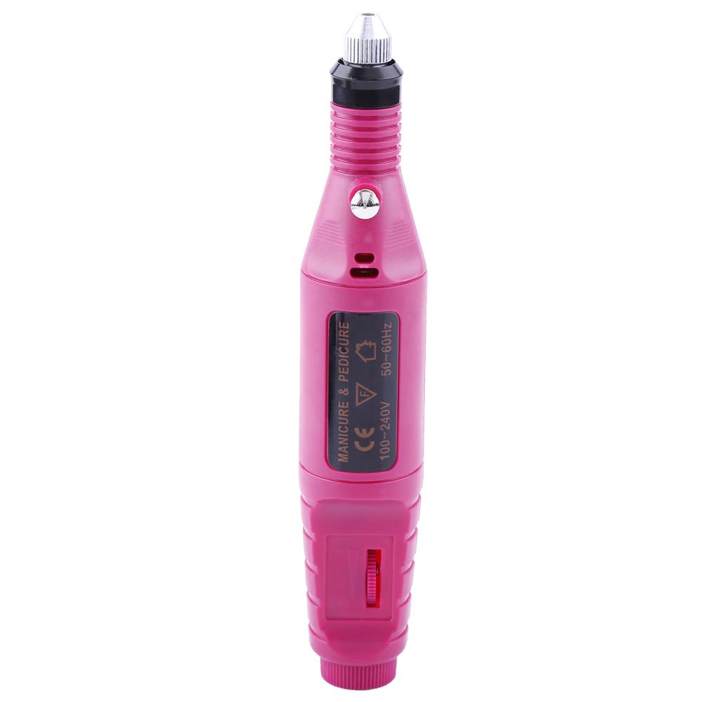 1Pc Fashionable Pen Shape Electric Nail Art Drill Machine Manicure & Pedicure Tool