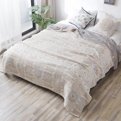 Bohemia Throw Blanket 100% Cotton Sofa Cover Four Seasons Gauze Bedspread Multifunctional Blanket Summer Cool Quilt Large Size