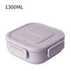 1Pcs 1300ml Portable Lunch Box Microwave Bento Boxes with Tableware for Kids School Office Leakproof Food Storage Container