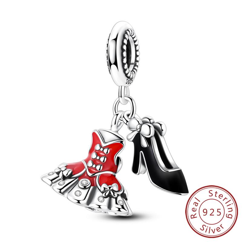 New Copper Charms Beads Capybara Firefly Puppy Cat Horseshoe Charm Fit Bracelet Bangle Pendant Women Jewelry Gift