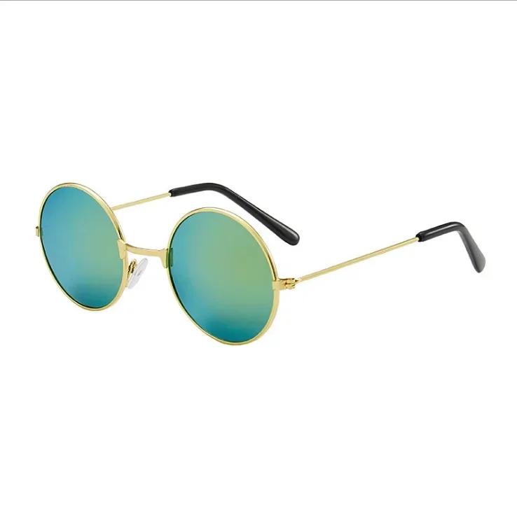 Women'S Sunglasses Mens Round Ladies Fashion Mirror Glasses For Women Men Vintage Uv400 Protection Sun Retro Eyewear