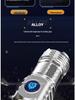 Hot-Selling Rechargeable Three-Eye LED Flashlight: Super Bright, Long-Range, Portable for Outdoor and Night Riding.