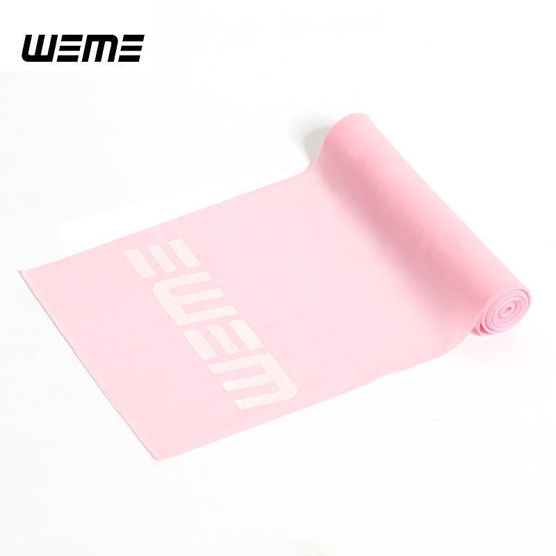 

Weme Yoga Elastic Band Tension Band Fitness Resistance Band Home Advanced Strength Training Warm-up Unisex Pink 2 meters 10 pounds