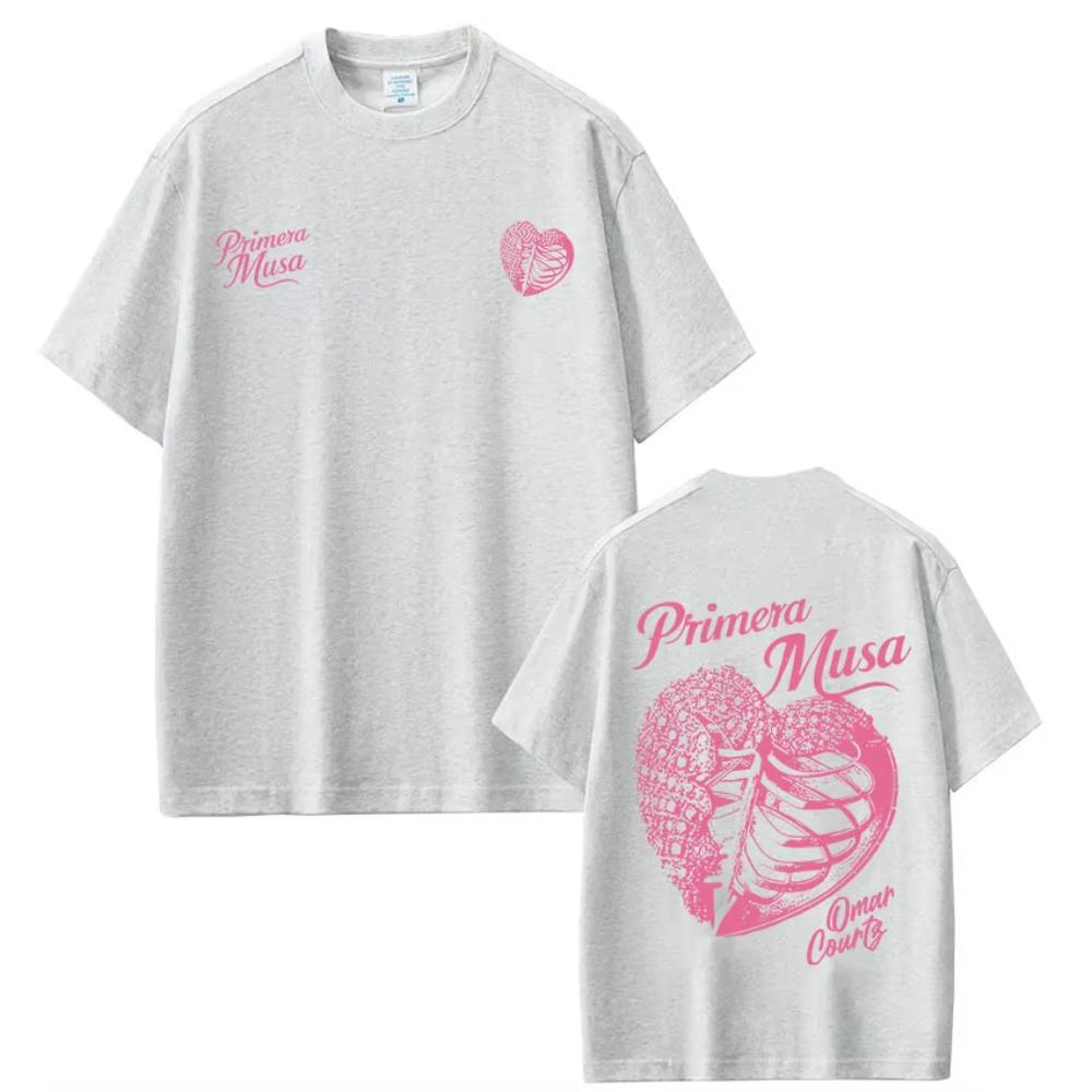 Omar Courtz Primera Musa Album Tour Merch T Shirt Men's Women Hip Hop Fashion T-shirts Casual Cotton Loose Short Sleeve T-shirts