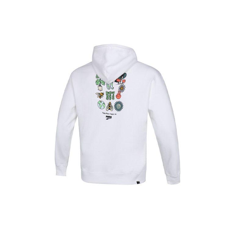 Puma Sweatshirts Men's White Hooded Moderate Regular 535412-02