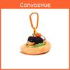 Sausage Jinnew Dog Burger Bun Plush Keychain Pendant With Attraction Magnetic
