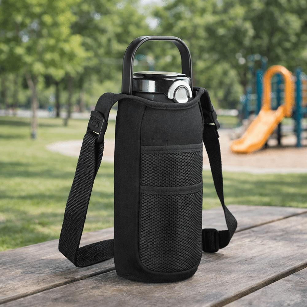 Waterproof Water Bottle Carrier Bag Portable Heat Insulated Cup Sleeve Pouch Protective Cover with Strap Thermos Cup Sleeve