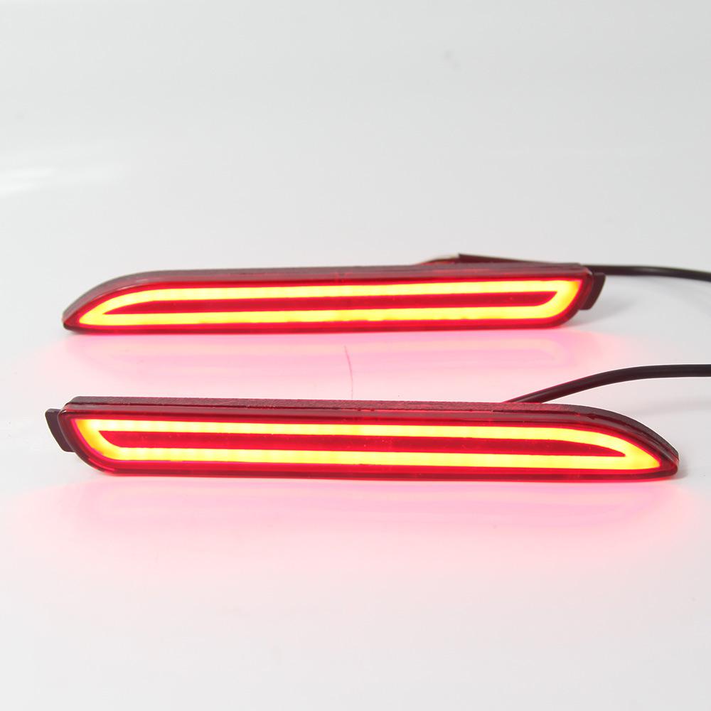 Car Rear Bumper Reflector Light for Toyota Camry Sienna Venza Tail Lamp Automobile Brake Light Durable 3 Function Fog Lamp