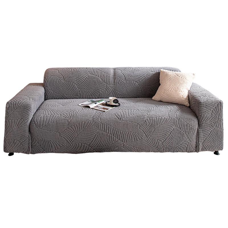 The New All Inclusive All Purpose Sofa Cover and Cushion with A Simple Style Thickened Cotton Fleece Sofa Cover