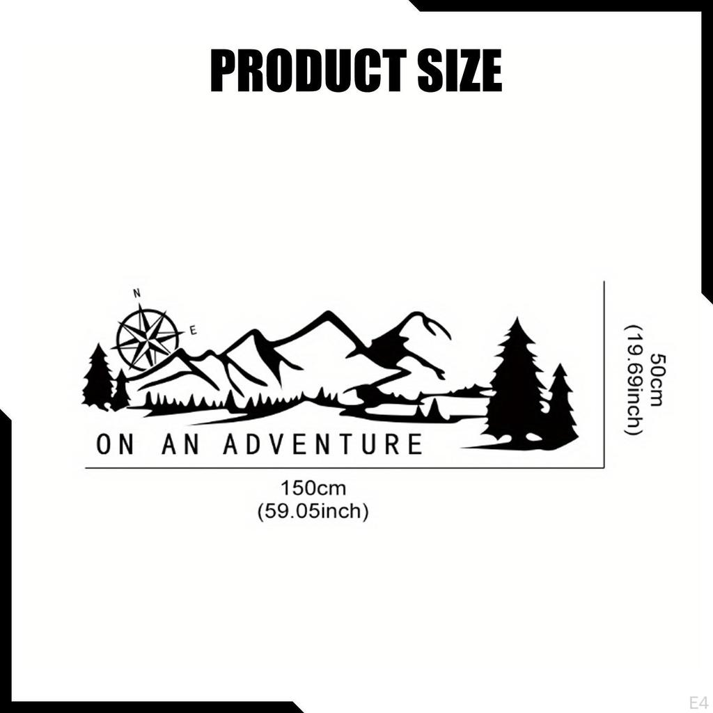 Car Sticker Decor Quick Installation RV for SUV Motorcycle Hood