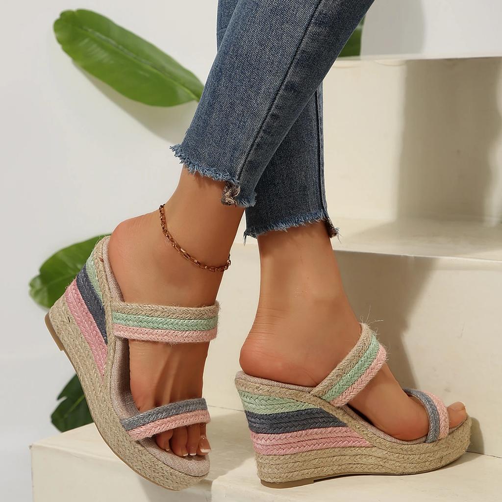 Fashion 2025 New Wedges Women Outdoor Casual Comfortable Anti-slip Sandals Summer New in Comfort Casual Shoes Party Sandalias De Mujer