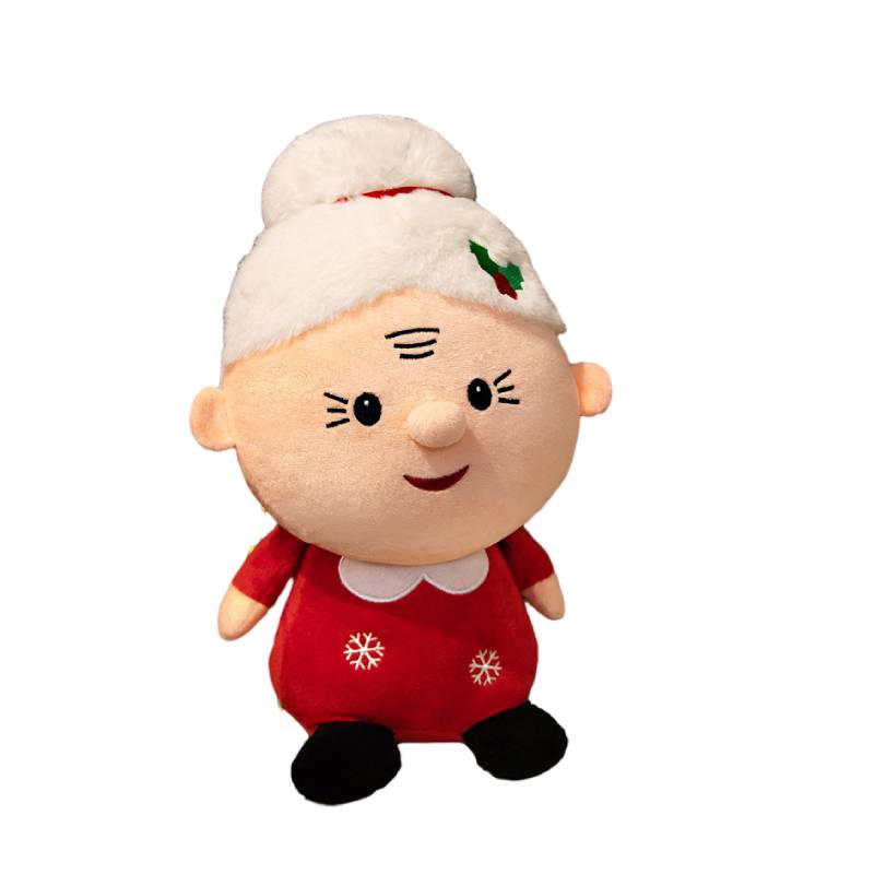 

Мягкая плюшевая игрушка-кукла Санта Клаус, олень, подарок для сна для детей, компаньон Old Lady,20cm/7.87in