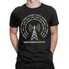 Kawaii LIFE'S TOO SHORT FOR Amateur Ham Radio T Shirt Unisex Cotton Short Sleeve  O-neck Summer Top Tee