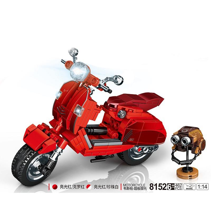 Pentru motocicletă tehnică Moto Vehicule de oraș Curse de mașini Campion de viteză Motocicletă Moc Model Blocuri de construcție Modele Cărămizi Jucării pentru copii