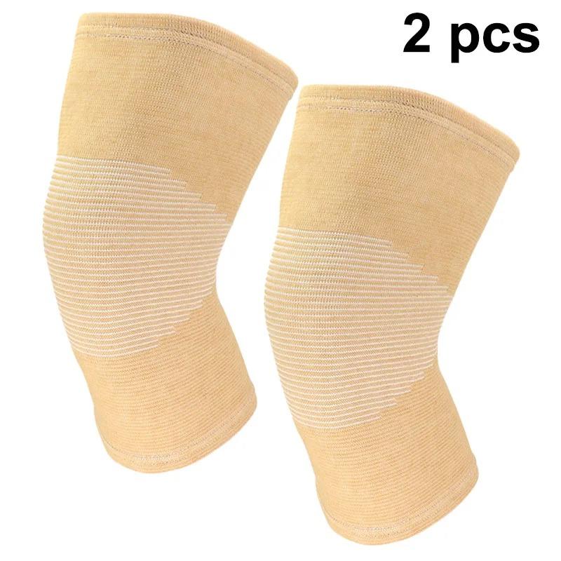 

2-Pack Bamboo Knee Compression Sleeve for Men and Women, Compression Knee Sleeve for Running, Volleyball S