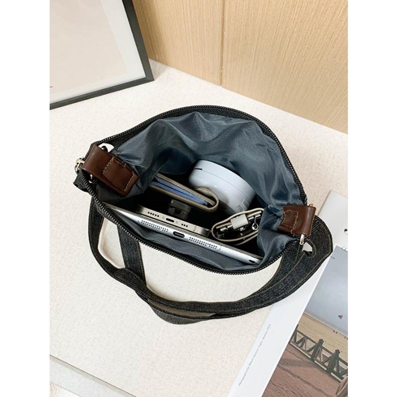 Umhängetasche aus Denim für Damen